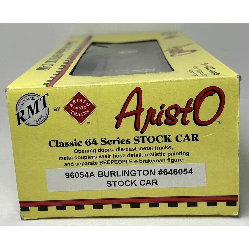 Aristo Craft Trains Classic 64 Series Chicago Burlington‎ Quincy Stock Car EUC